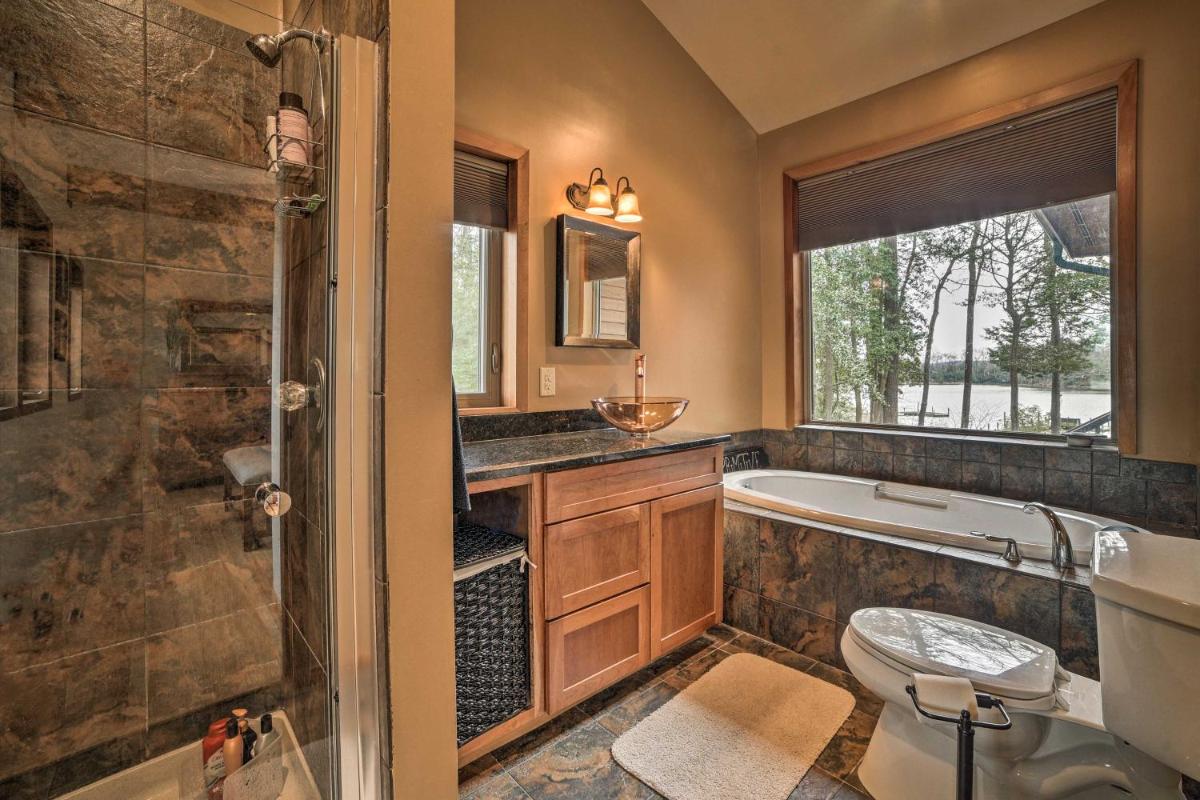 Waterfront Cottage with Fishing Dock and Fireplace! - Housity