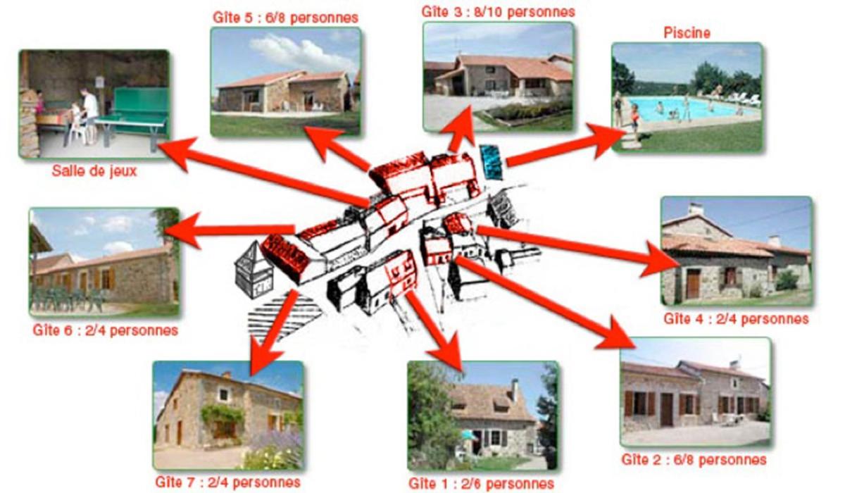 Villa Gites Chambre d hôtes avec piscine Dordogne 2-4-6-8-10 personnes - Housity