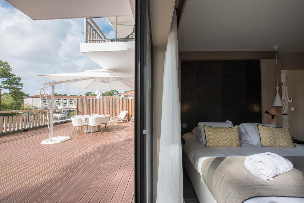 Balcon ou terrasse dans l'établissement Thalazur Arcachon