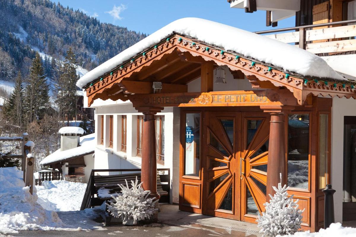 L'établissement Hotel le Petit Dru en hiver