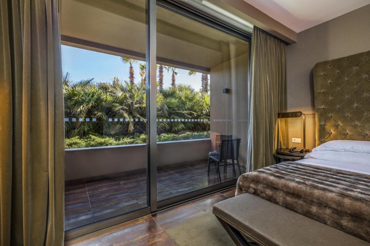 Uma cama ou camas num quarto em AP Lago Montargil - Conference & SPA