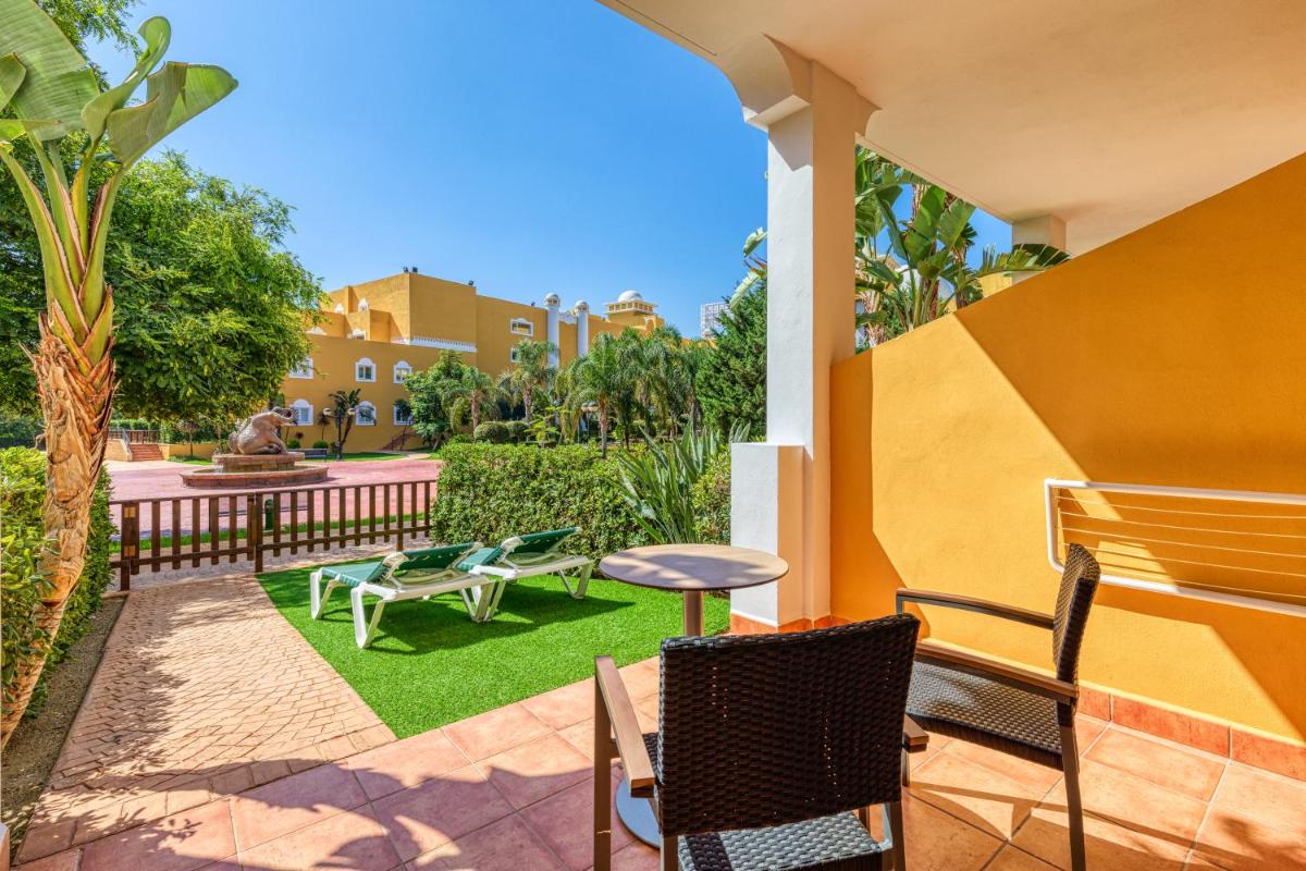 Jardín al aire libre en Playazimbali