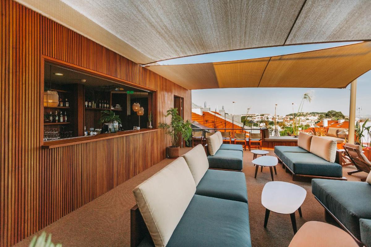 Uma área de estar em The Vintage Hotel & Spa Lisbon