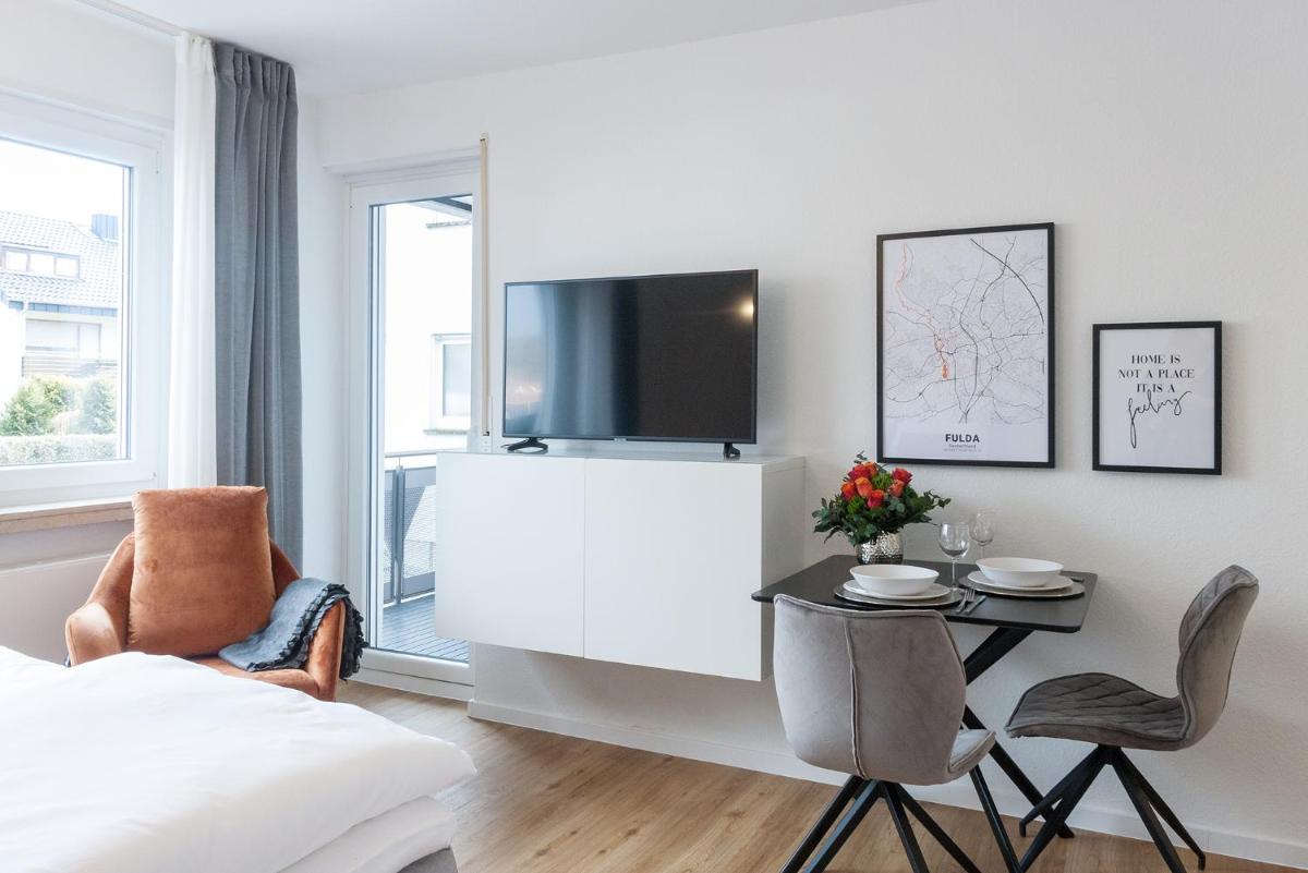 Modernes Apartment Liobablick Nr1 FeWo Fulda Petersberg - Hizvo