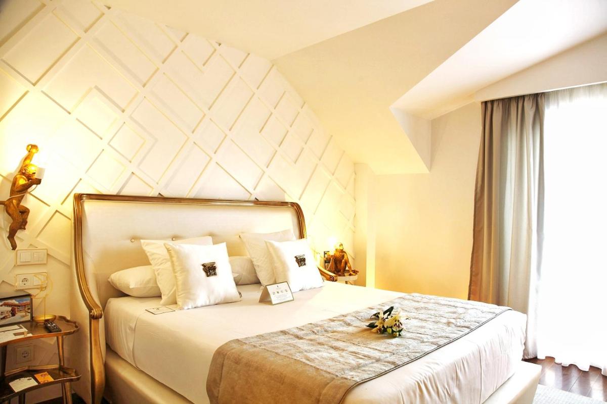 Cama o camas de una habitación en Augusta Eco Wellness Resort 4 Superior