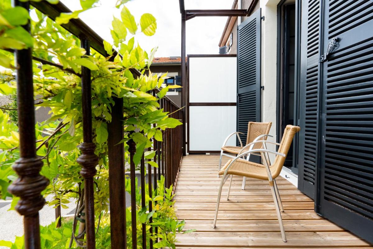 Balcon ou terrasse dans l'établissement Fac & Spera -Hôtel & Spa