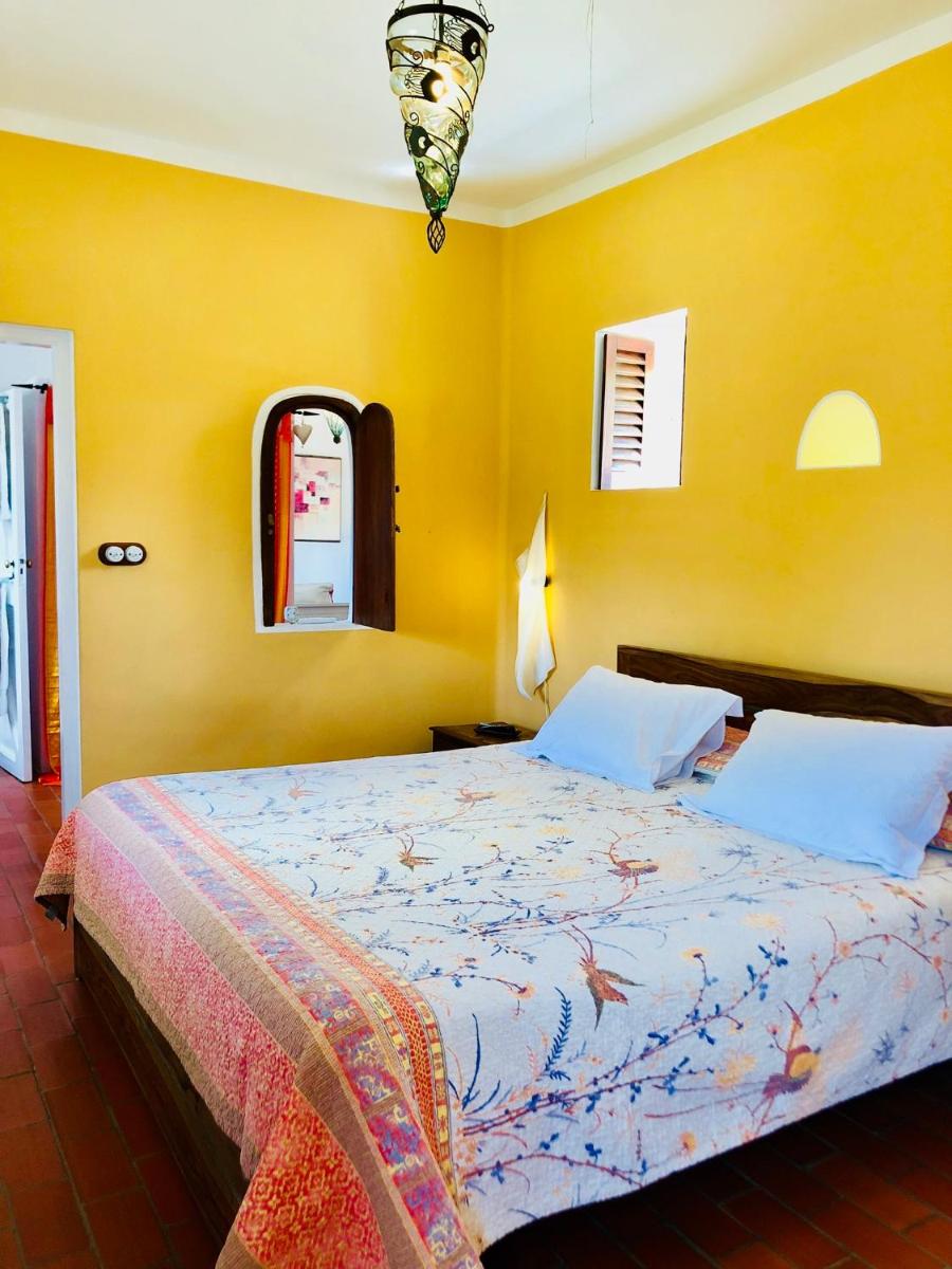 Cama o camas de una habitación en Agroturismo Can Talaias San CArlos
