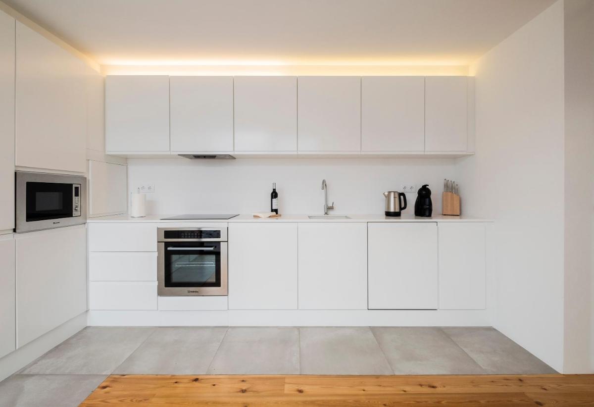 A cozinha ou kitchenette de Aqua - Pópulo Eco Village