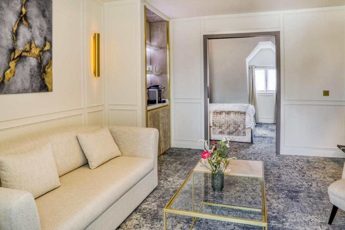 Coin salon dans l'établissement Maison Albar - Le Vendome