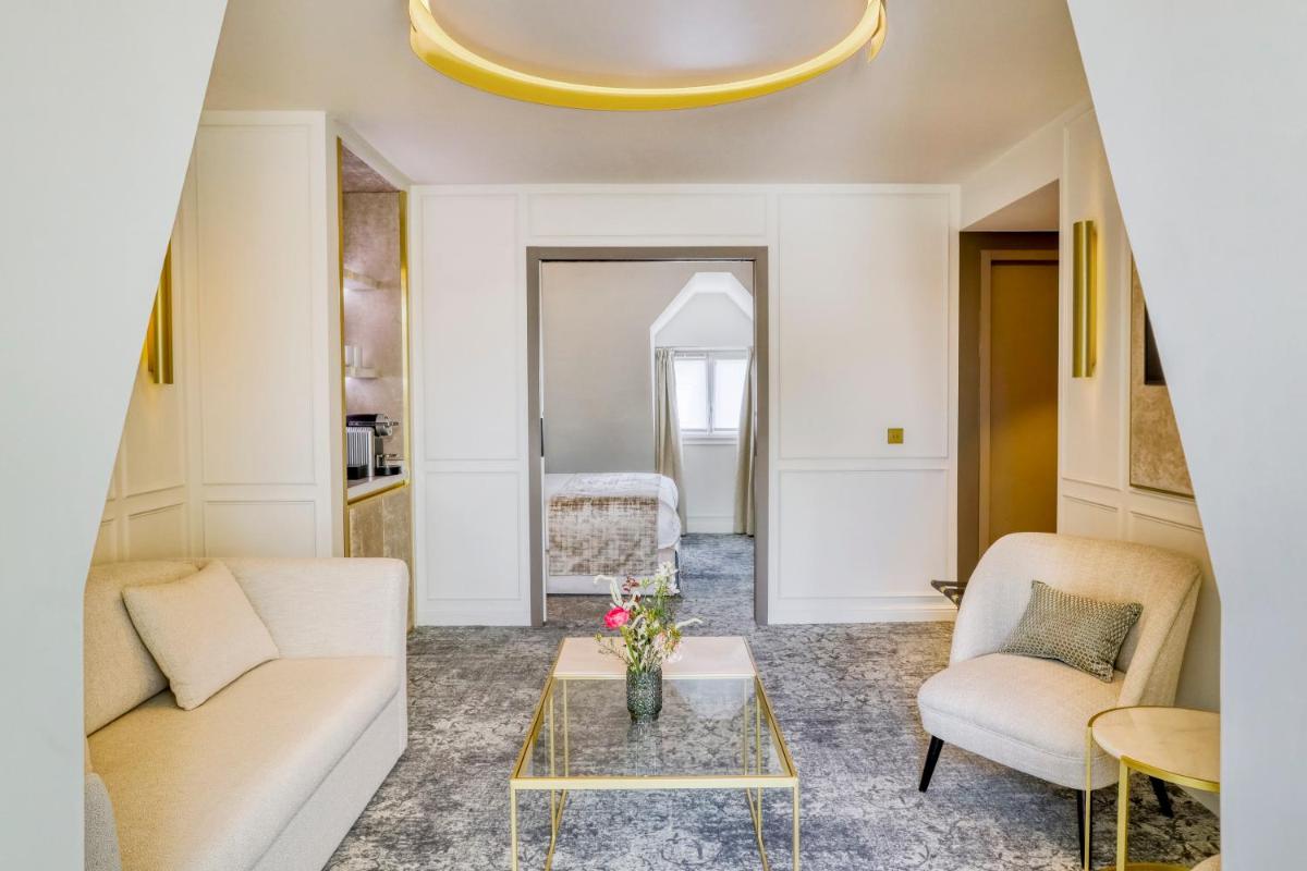 Coin salon dans l'établissement Maison Albar - Le Vendome