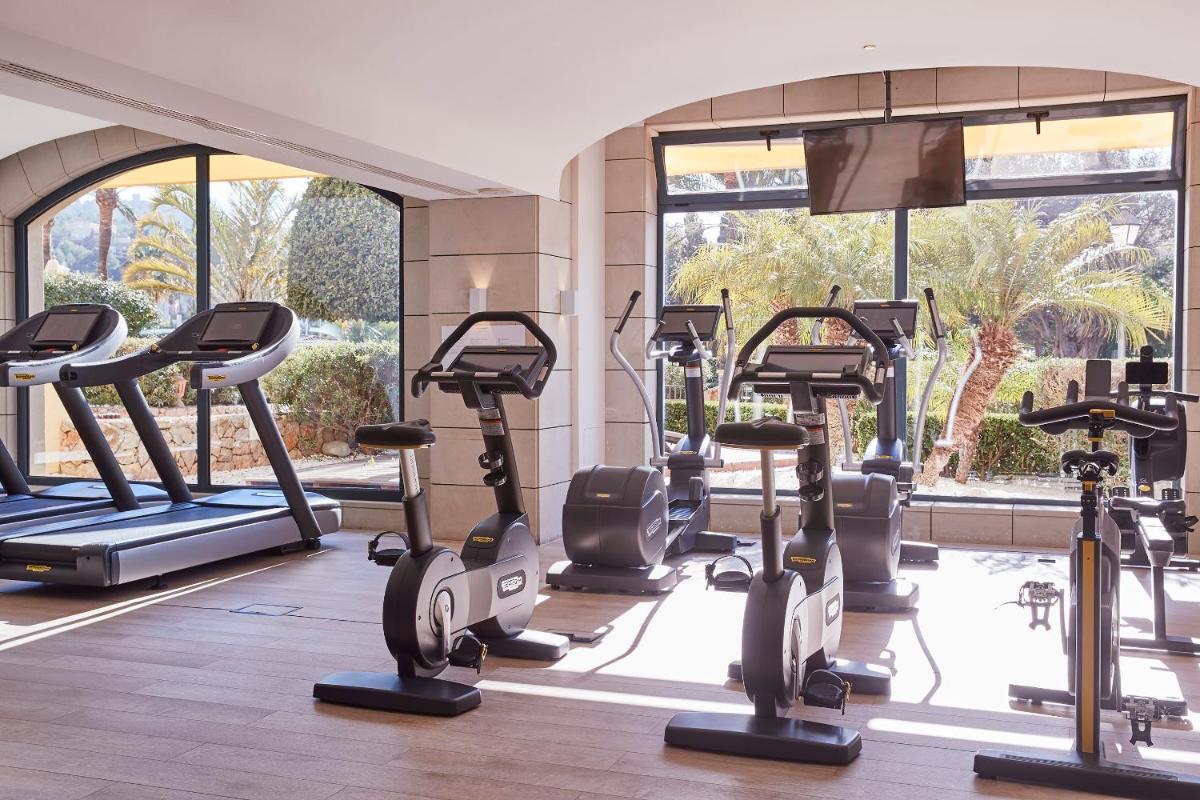 Gimnasio o instalaciones de fitness de Steigenberger Hotel and Resort Camp de Mar