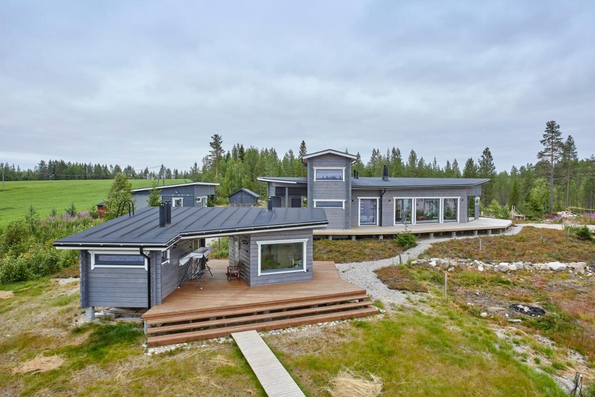 Huvila erämaajärven rannalla Taivalkoskella - Housity