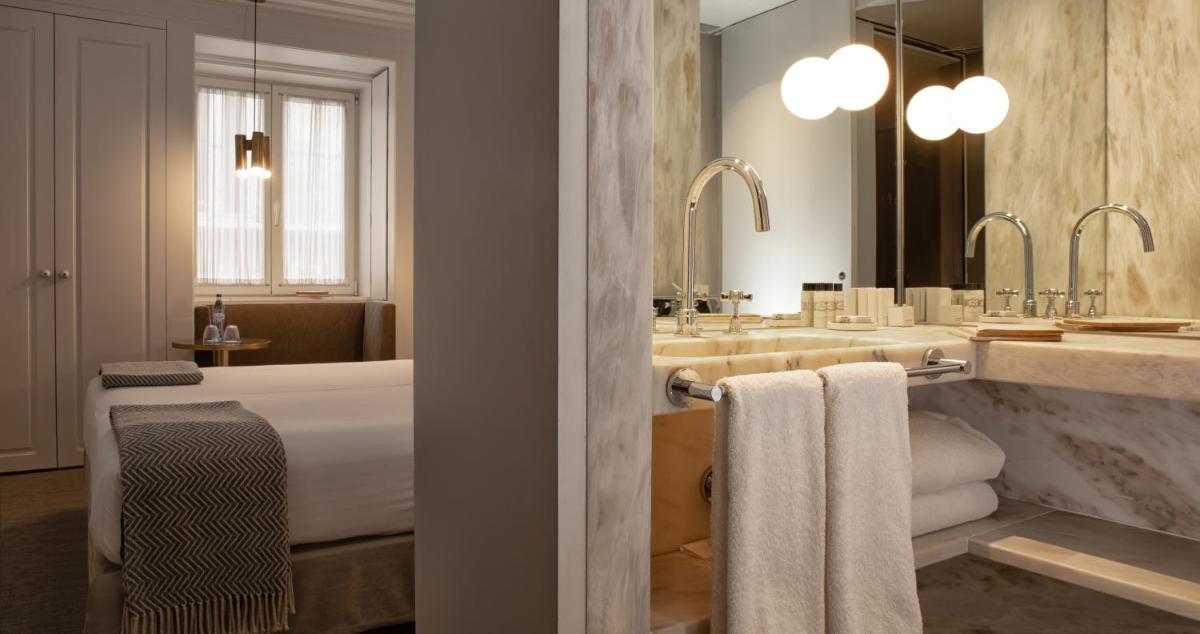 Uma casa de banho em Lisboa Pessoa Hotel