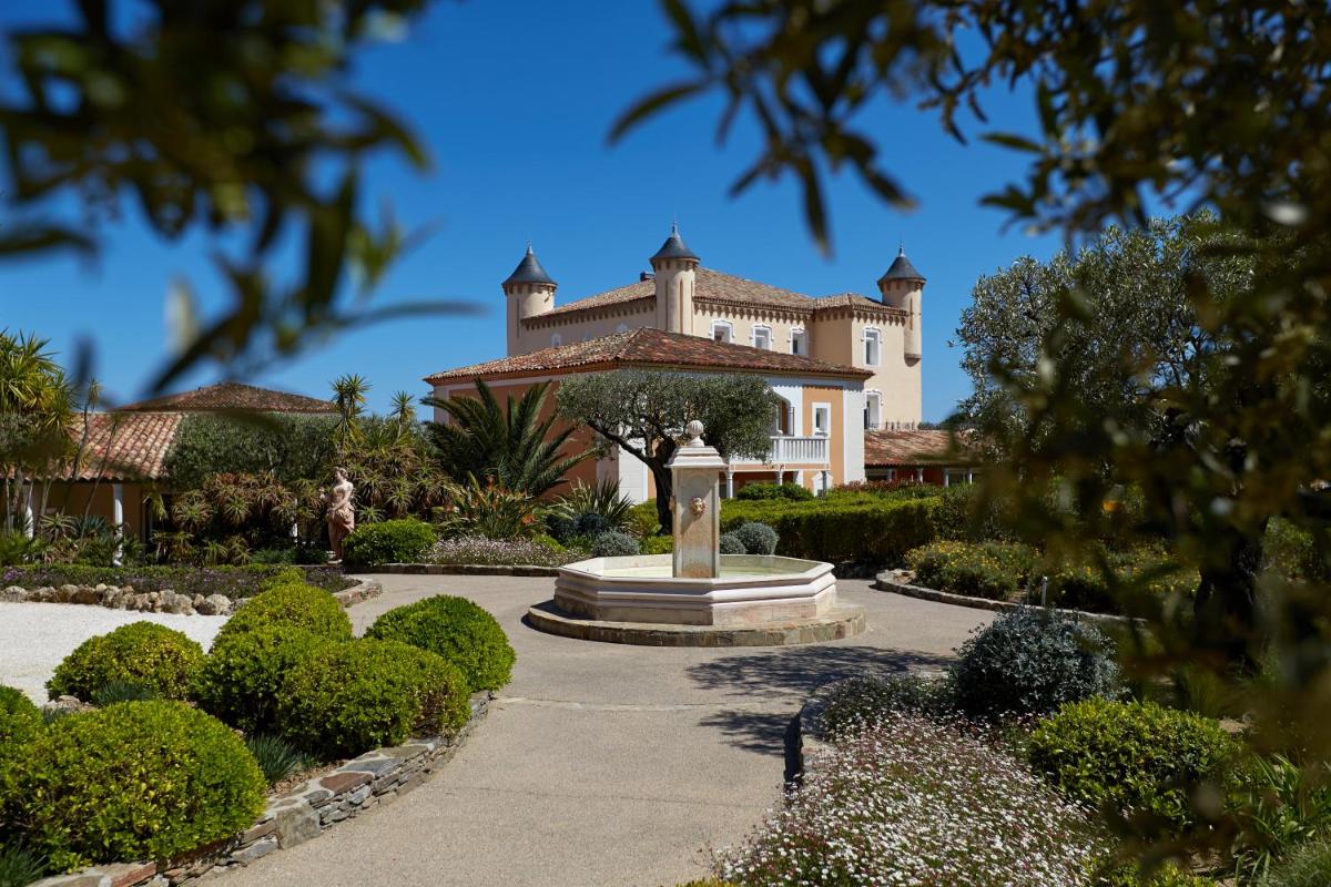 Jardin de l'établissement Airelles Château de la Messardière
