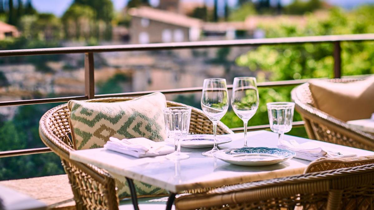 Boissons dans l'établissement Airelles Gordes, La Bastide