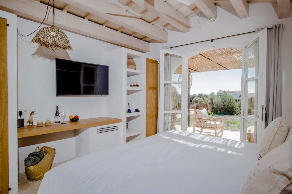 Cama o camas de una habitación en Torre Vella Fontenille Menorca