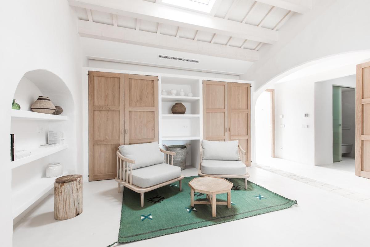 Zona de estar de Torre Vella Fontenille Menorca