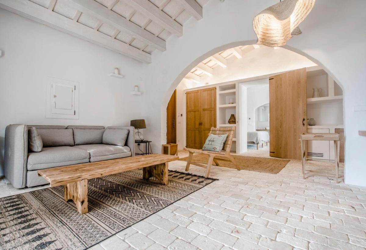Zona de estar de Torre Vella Fontenille Menorca