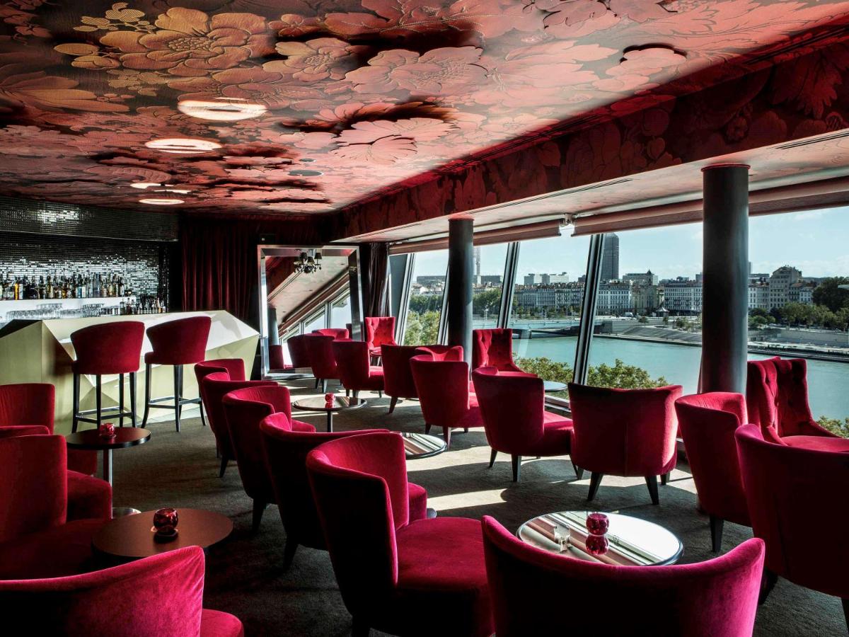 Coin salon dans l'établissement Sofitel Lyon Bellecour