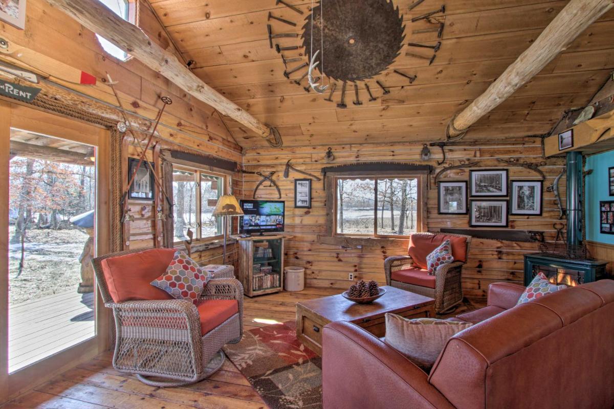 Cabin on Private Island Less Than 6 Mi to Sand Valley Golf - Housity