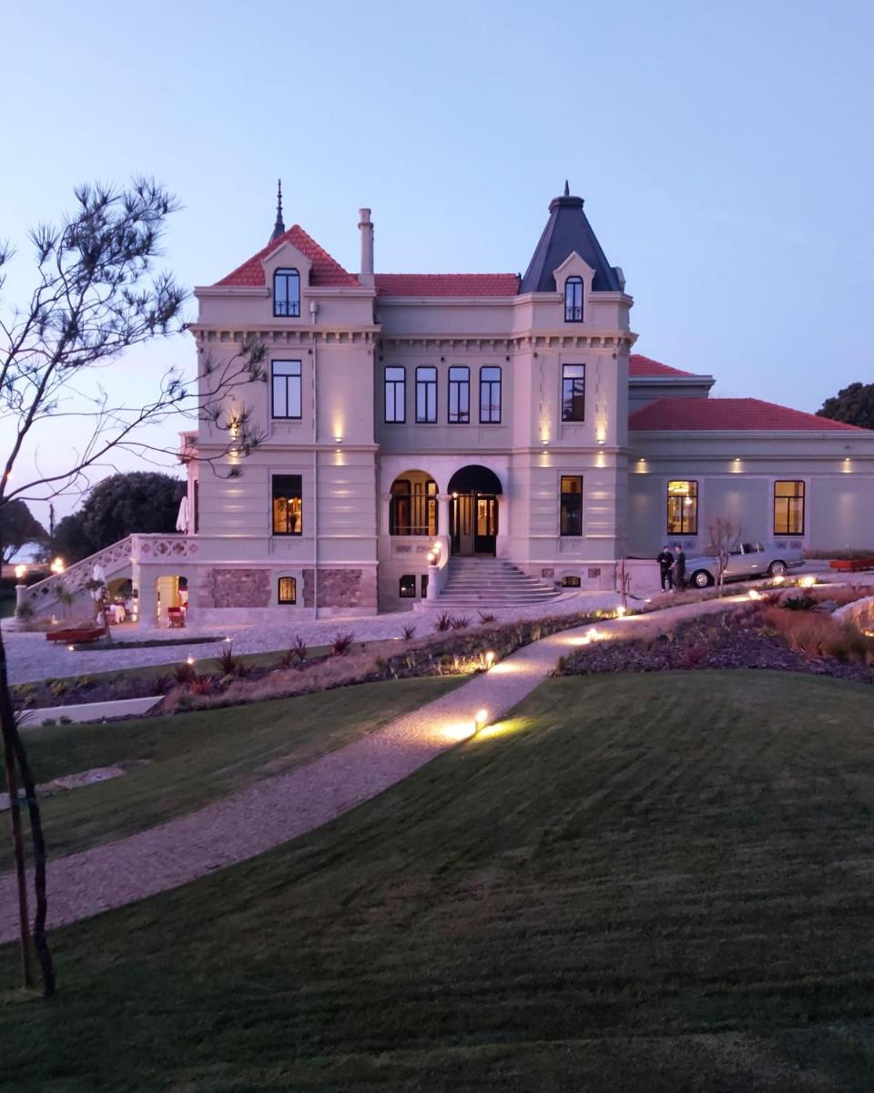 O edifício onde o hotel está situado