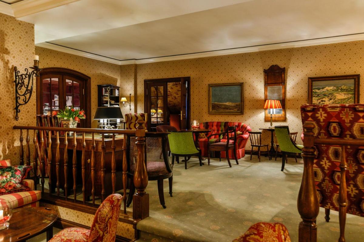 Ein Sitzbereich in der Unterkunft Hotel Stadt Hamburg
