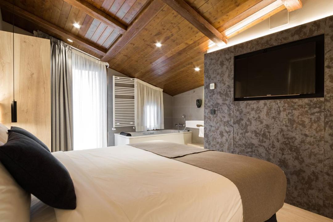 Cama o camas de una habitación en Hotel Montarto