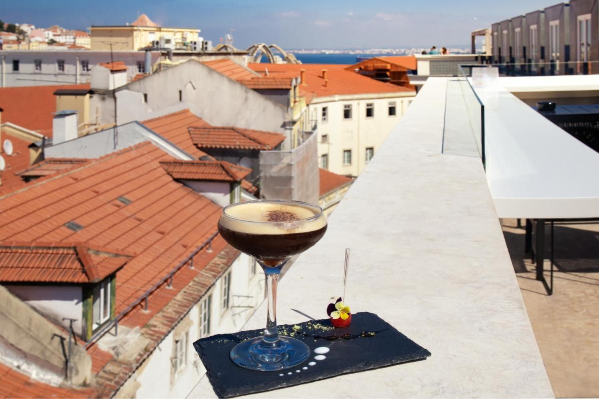 O edifício onde o hotel está situado