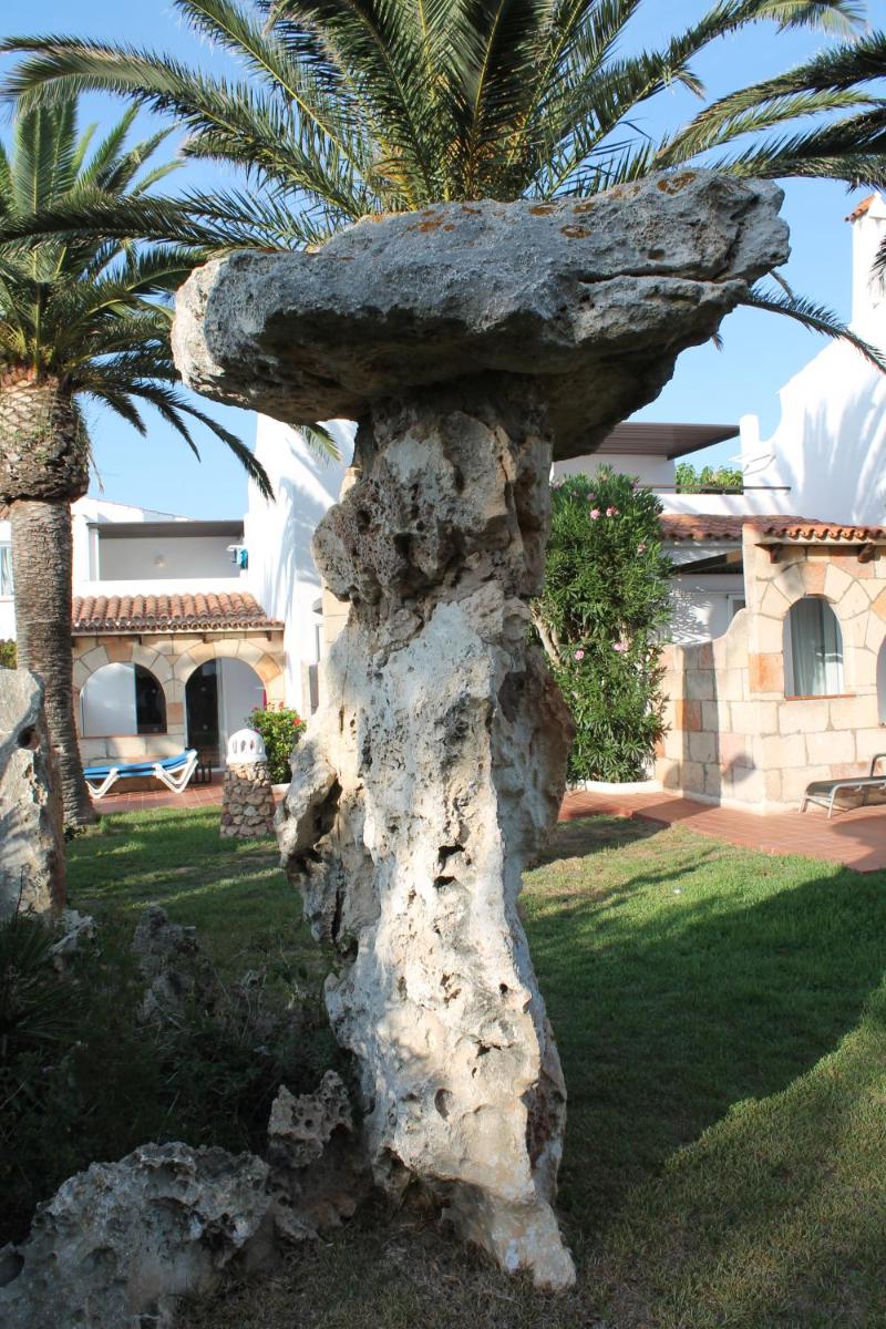 Jardín al aire libre en Apartaments Talayot