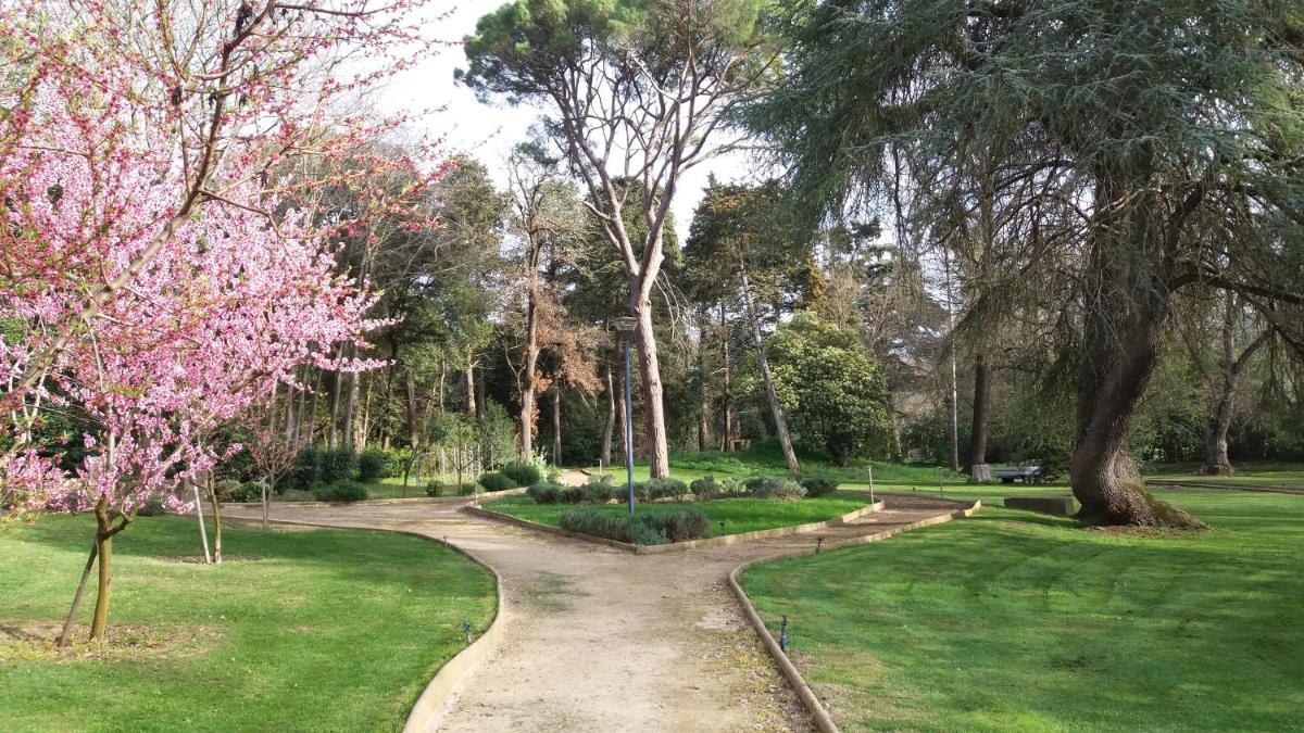 Jardin de l'établissement Logis Hôtel Château De Palaja