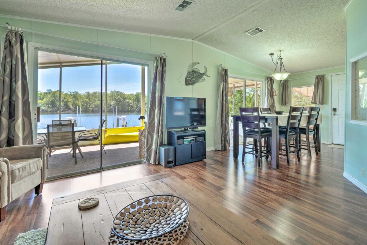 Anglers Getaway Riverfront Home with Boat Dock - Housity