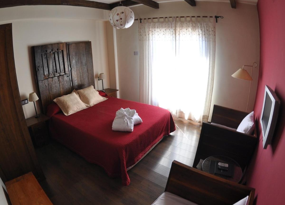 Cama o camas de una habitación en La Posada del Casar