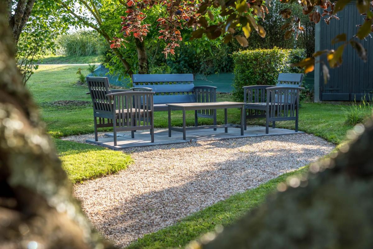 Jardin de l'établissement Carnac Lodge Hotel & Spa