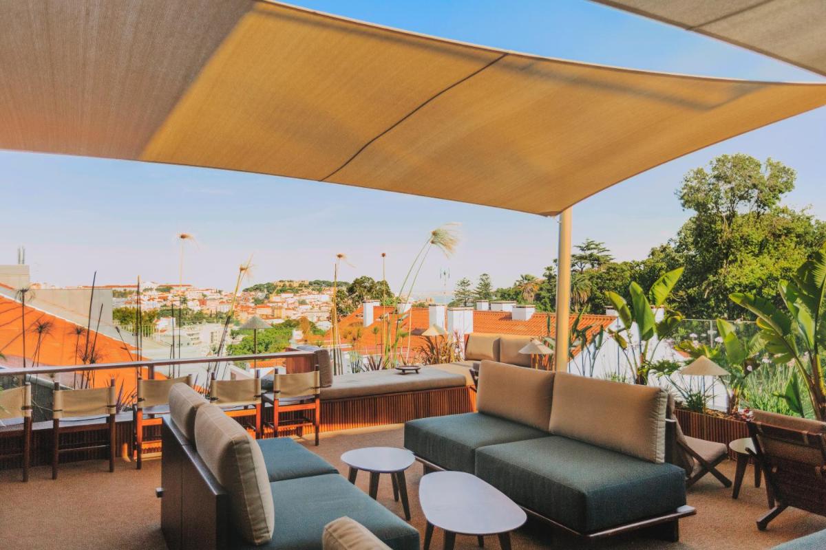 Uma varanda ou terraço em The Vintage Hotel & Spa Lisbon