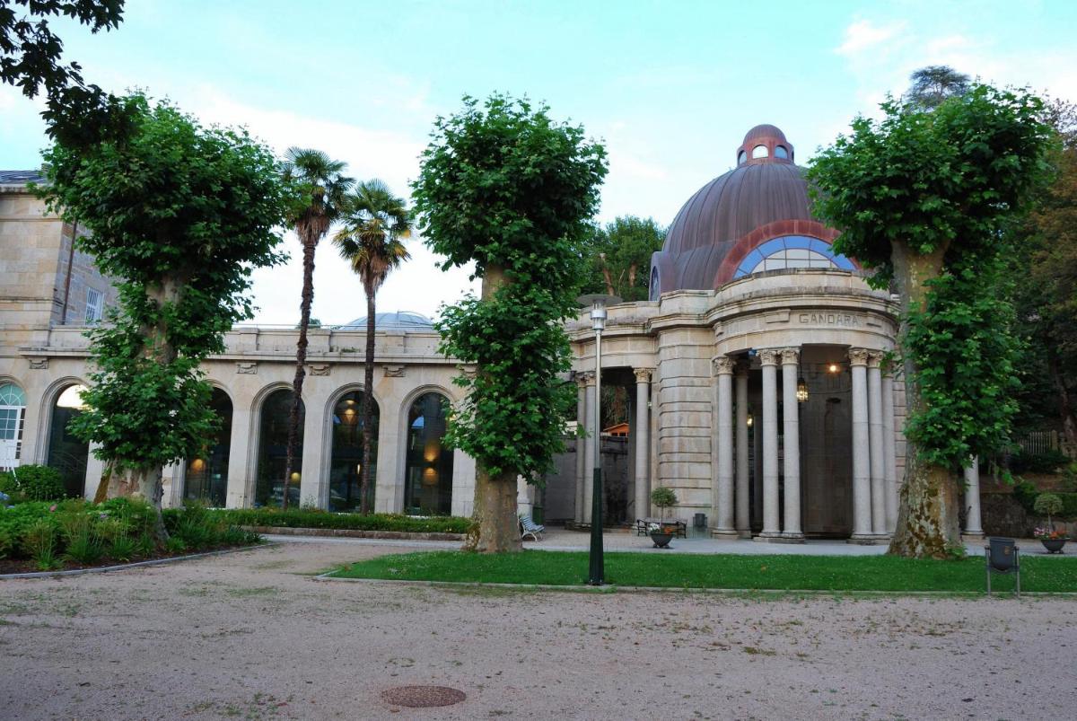 Jardín al aire libre en Balneario de Mondariz