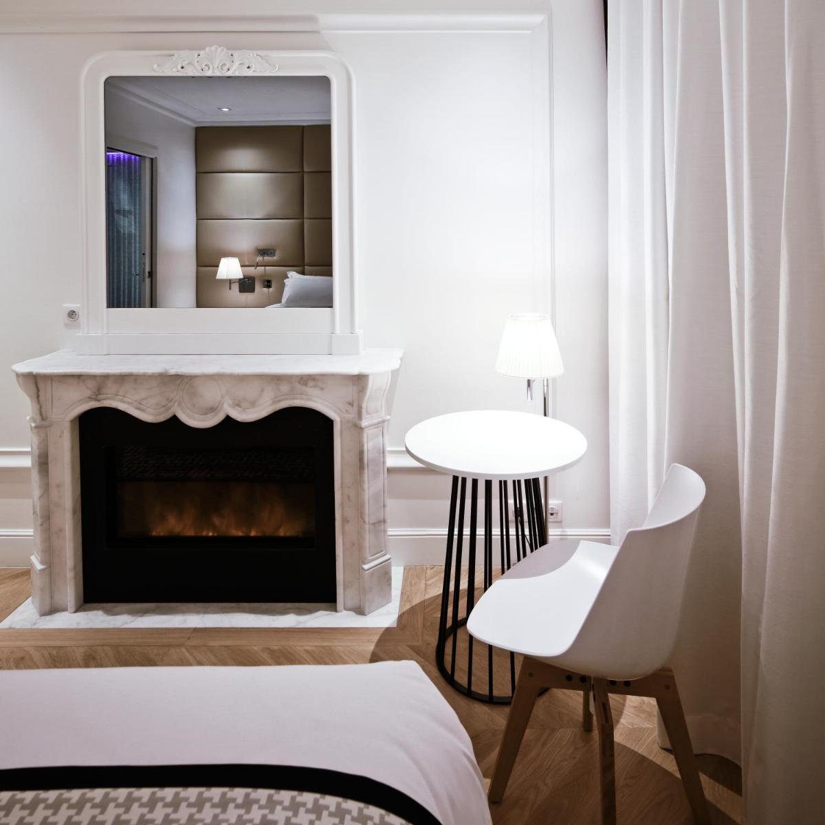 Coin salon dans l'établissement Hôtel R de Paris - Boutique Hotel