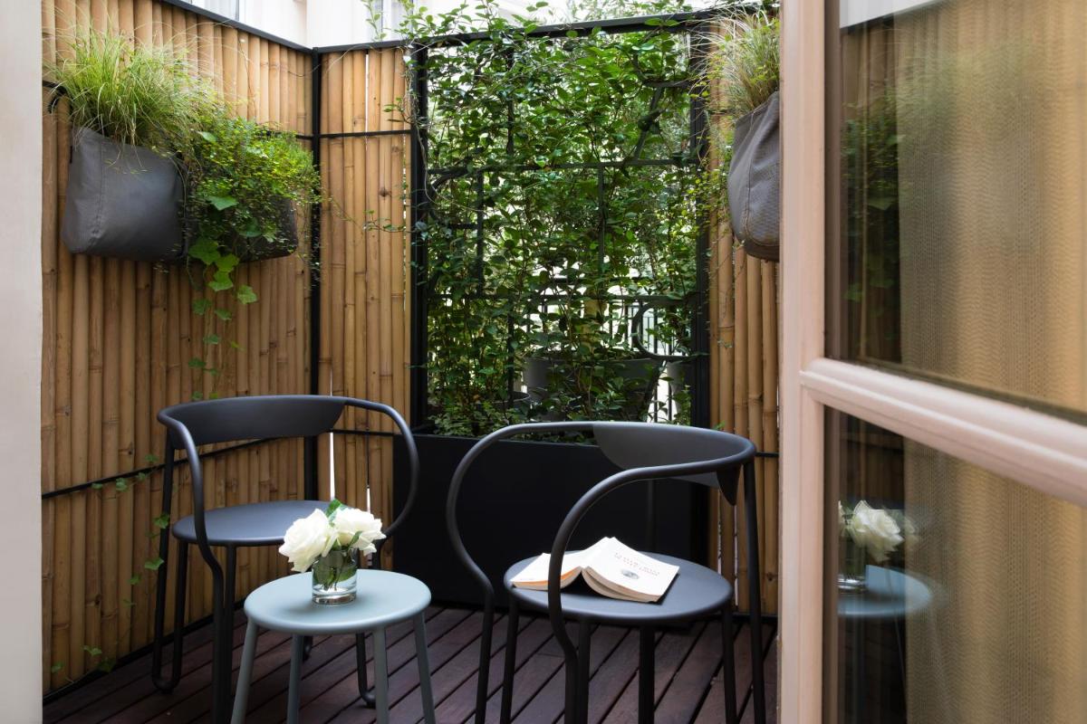 Balcon ou terrasse dans l'établissement Hôtel R de Paris - Boutique Hotel