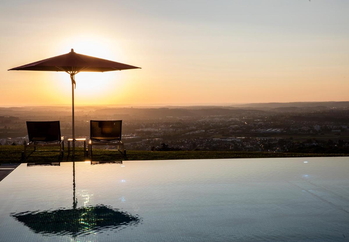 Blick auf den Sonnenuntergang/Sonnenaufgang von des Hotels aus oder aus der Nähe