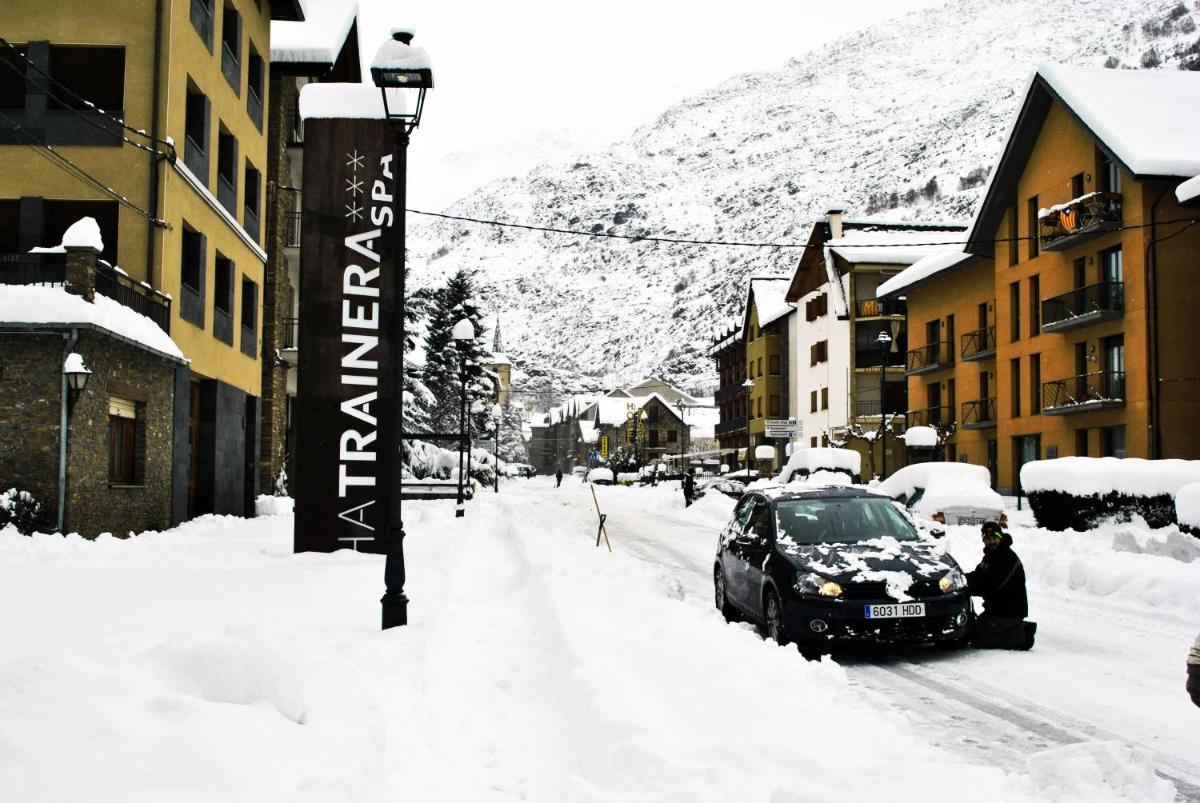 Aparthotel Trainera en invierno