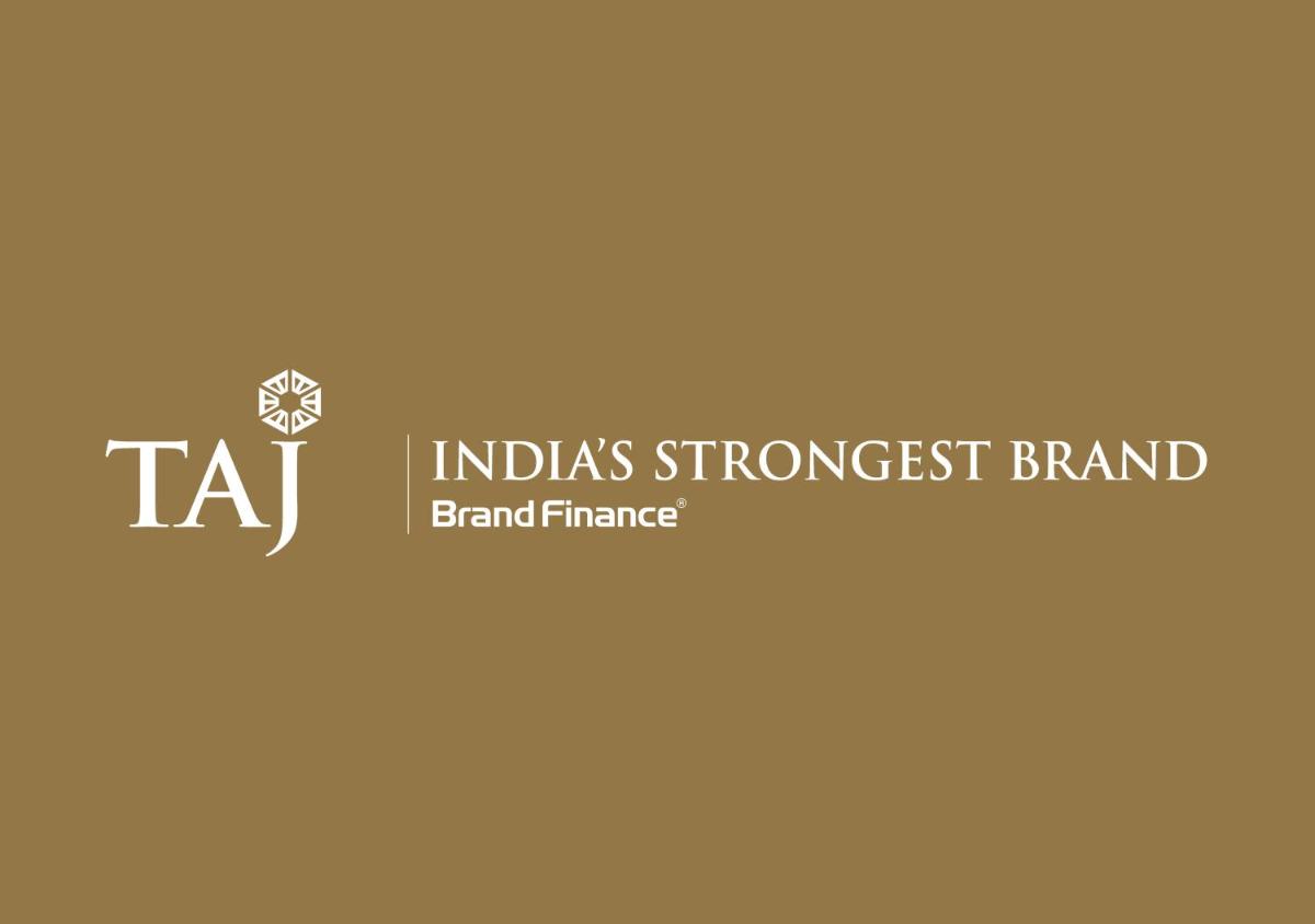 a logo for an indias strongest brands brand finance at Taj Ganges Varanasi in Varanasi