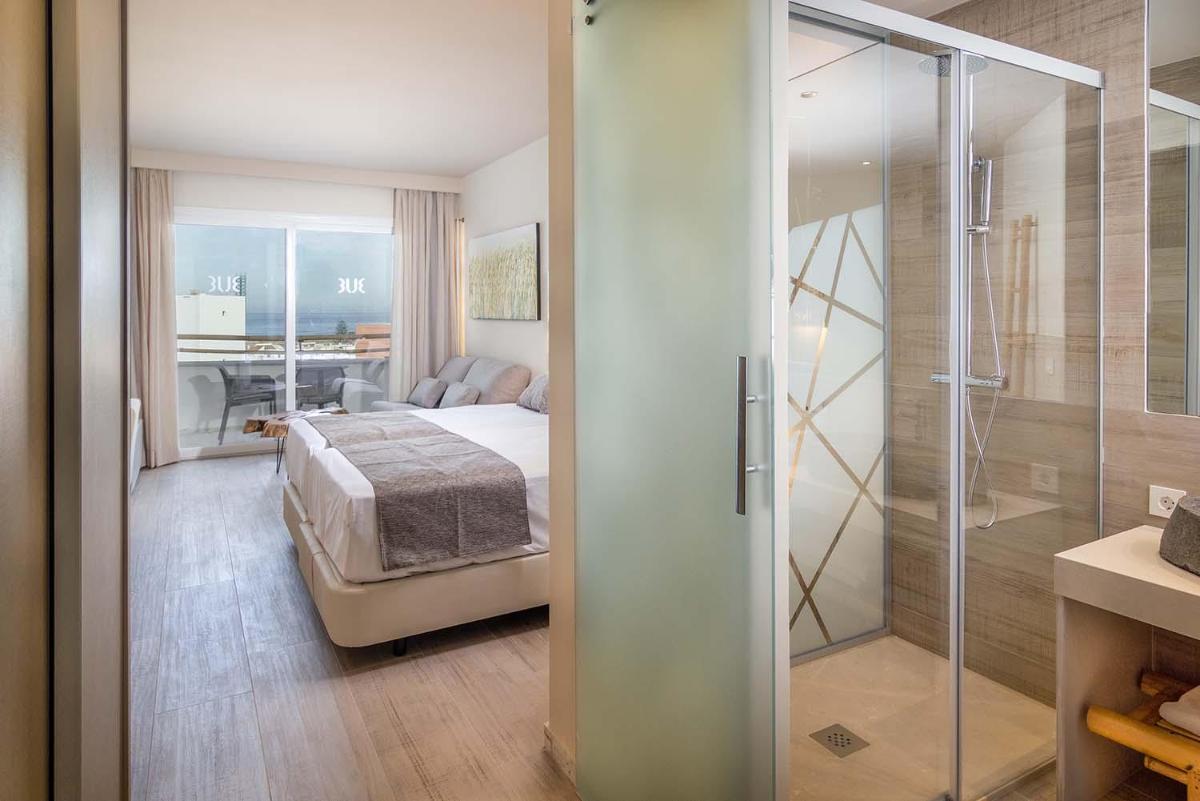 Cama o camas de una habitación en Zahara Beach & Spa by QHotels - Adults Recommended