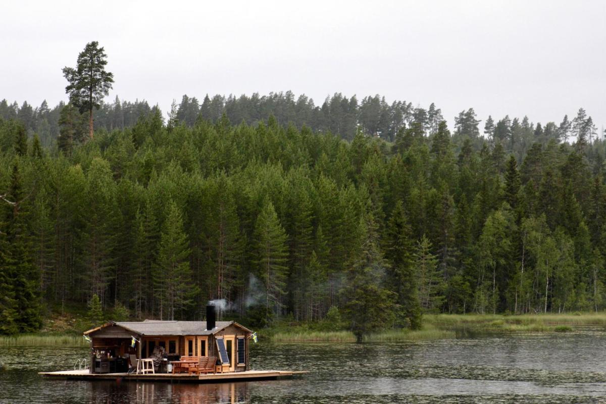 Rustika strandstugor utanför Rättvik - Housity