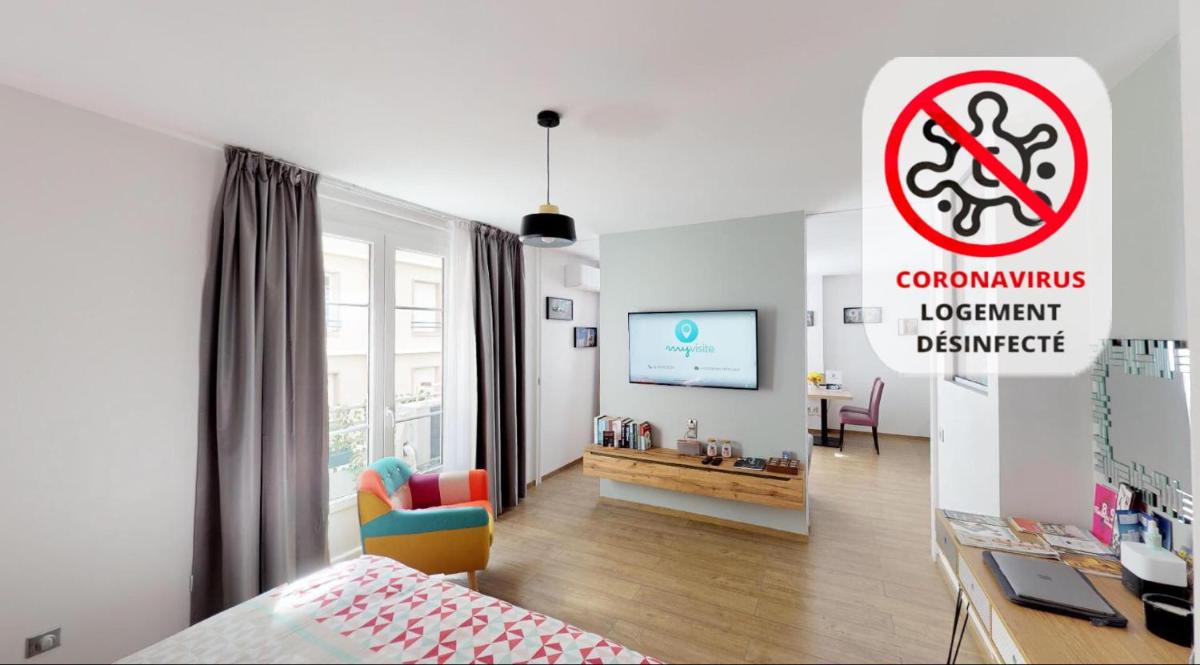 Appartement cosy au cœur de Grenoble avec Parking gratuit - Housity