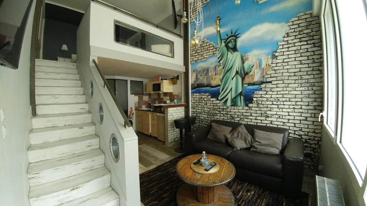 Joli LOFT en duplex , Art Déco , 2 pieces ,Centre Rouen - 130 - Housity