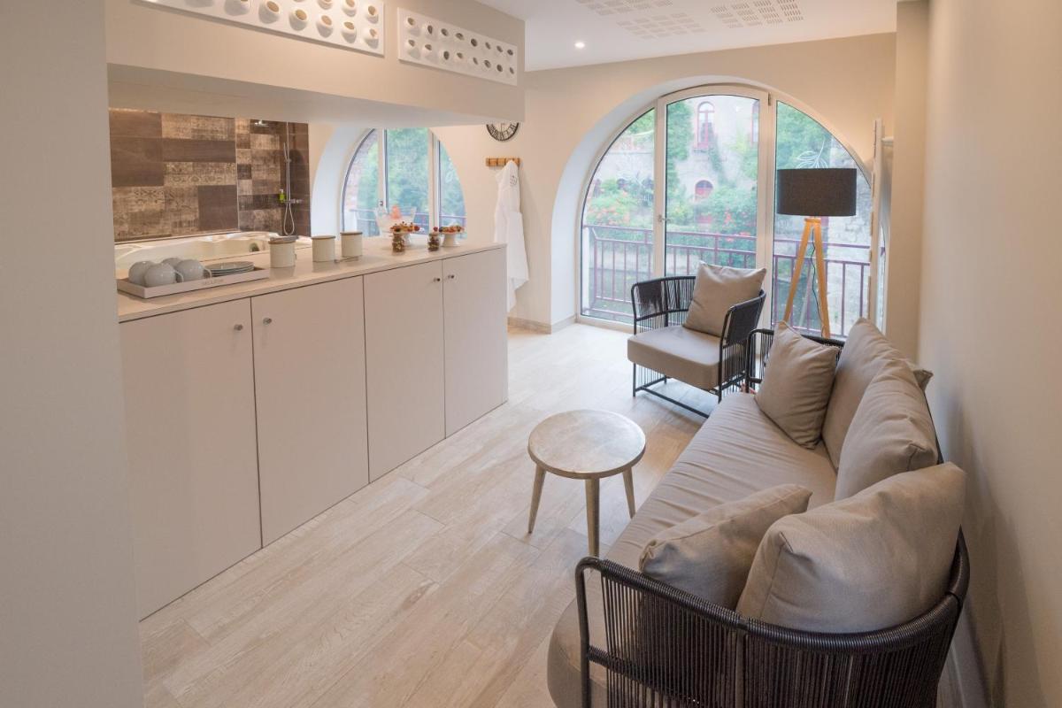 Coin salon dans l'établissement Best Western Plus Villa Saint Antoine Hotel & Spa