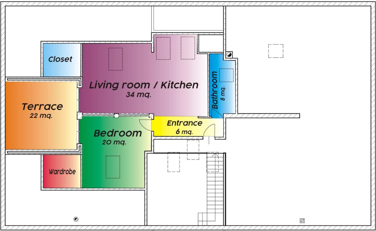 Loft 29 mansardato con ampio terrazzo - Housity