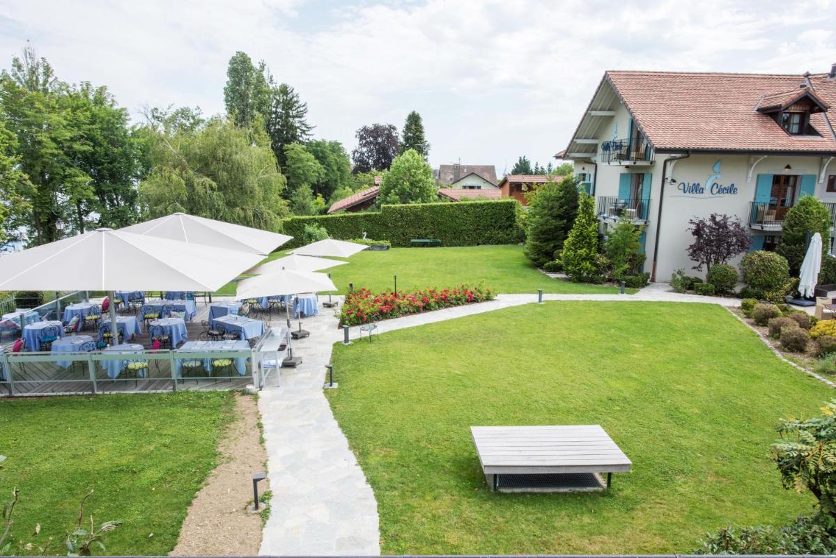 Jardin de l'établissement Villa Cécile