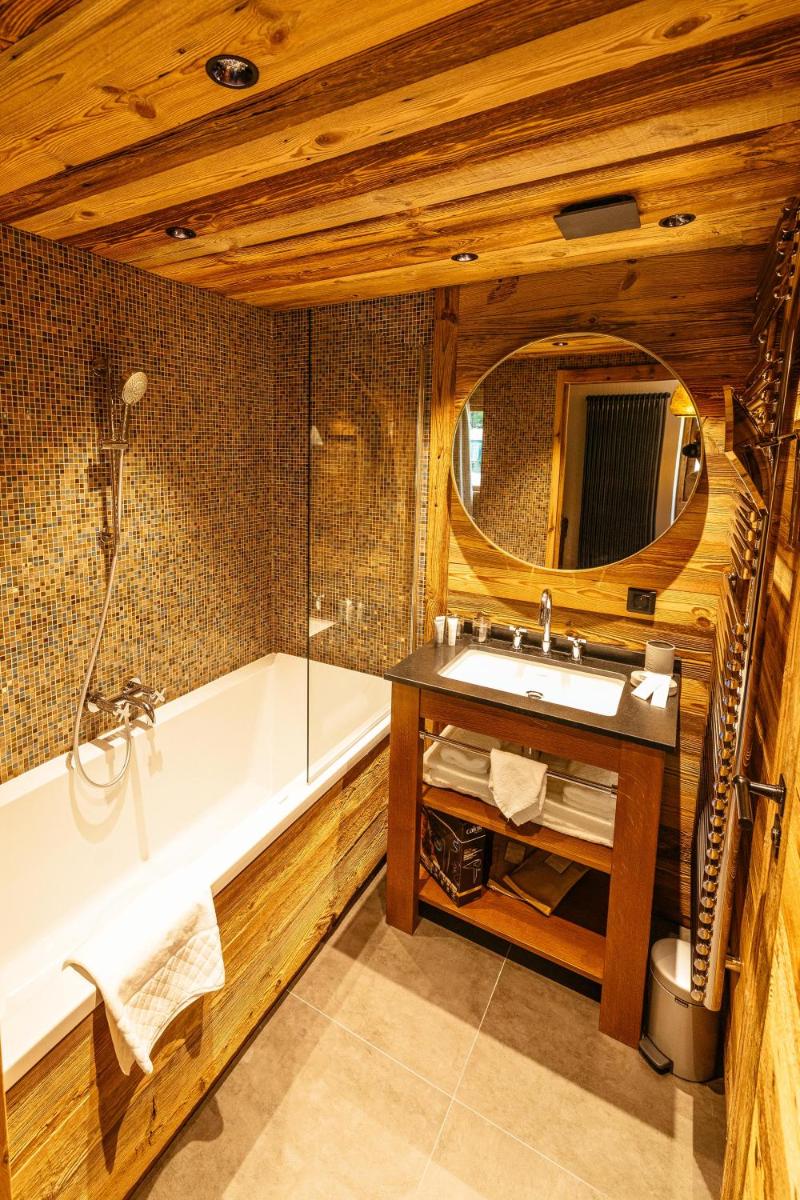 Salle de bains dans l'établissement Hotel Le V de Vaujany