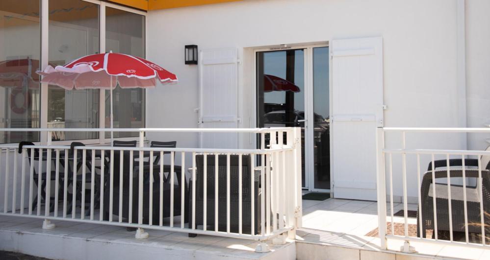 Balcon ou terrasse dans l'établissement Hotel Les Dunes