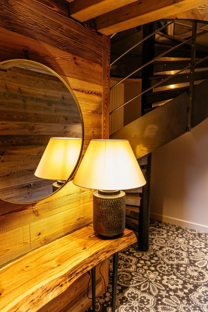 Un ou plusieurs lits dans un hébergement de l'établissement Hotel Le V de Vaujany